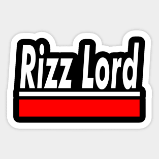 Rizz Lord Sticker